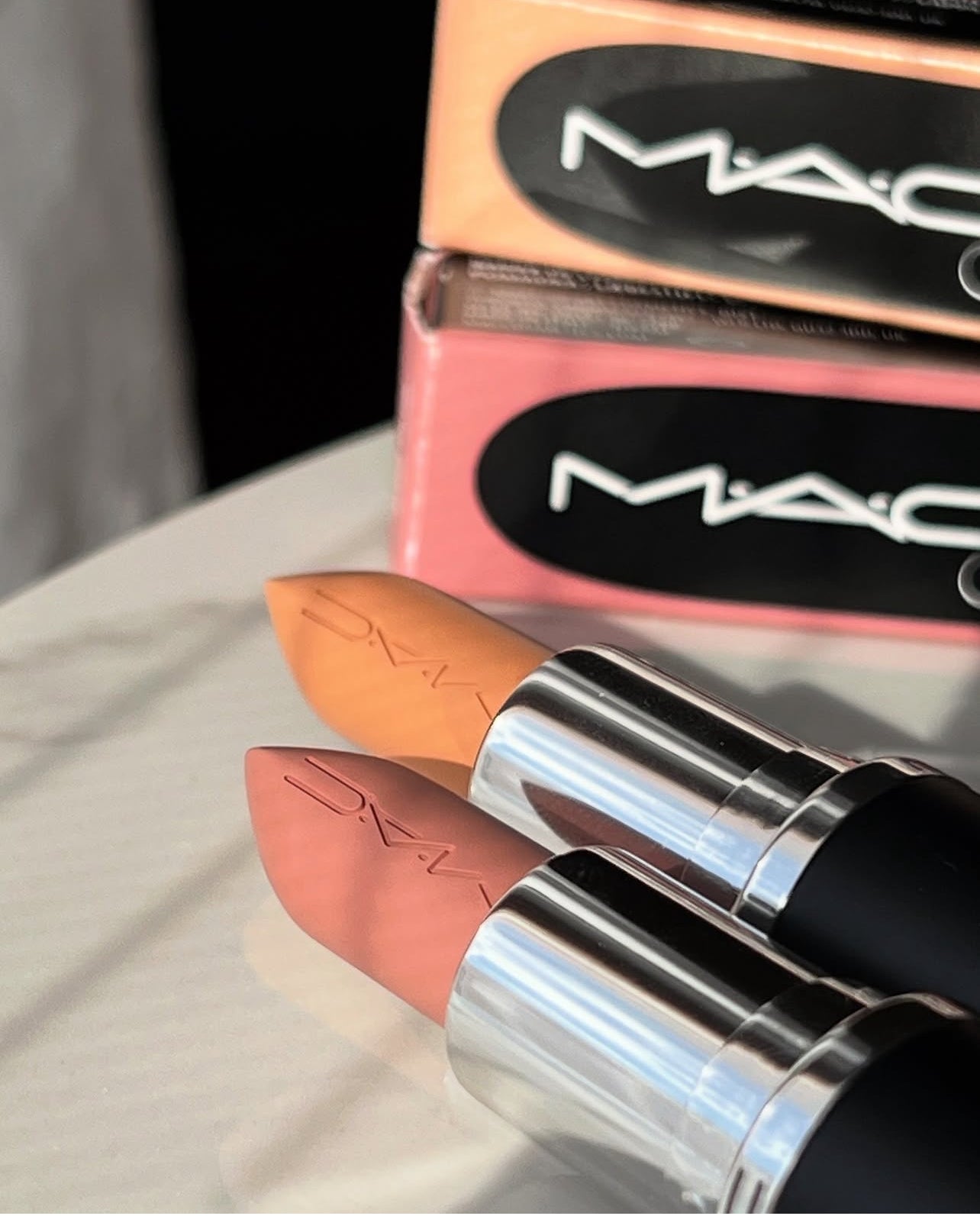 MAC Macximal Sleek Satin Lipstick - Blankety & Peachstock